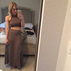 Lulus two-piece maxi, size SMALL